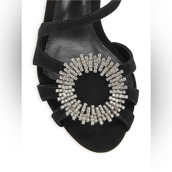 NEW‼️ exquisite ALEXANDRE BIRMAN Alicia Suede Embellished Mules - Picture 5 of 16